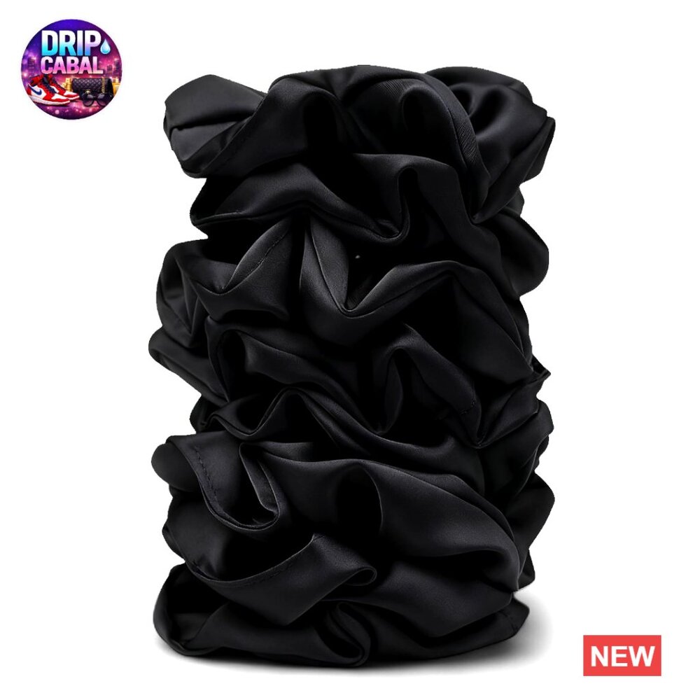 Satin Scrunchies Set Gentle Elastic No Crease Frizz-Free Hair Ties Accessories